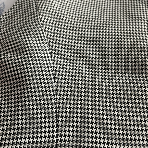 Ann Taylor Houndstooth Blazer Lined Vintage Final Sale - Picture 5 of 6